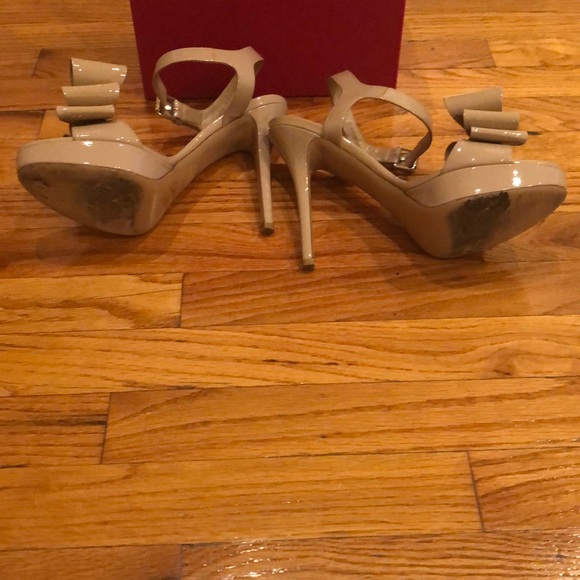 Valentino nude bow heels size 37 - Picture 7 of 8